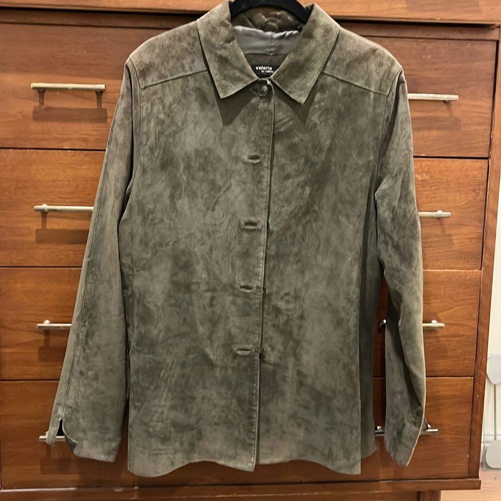 Valerie by Valerie Stevens Suede Jacket